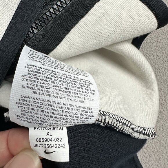 Nike Tech Fleece Full-Zip 2 Tone Grey Ivory Hoodie Jacket Men’s Size XL 885904 - Picture 7 of 11